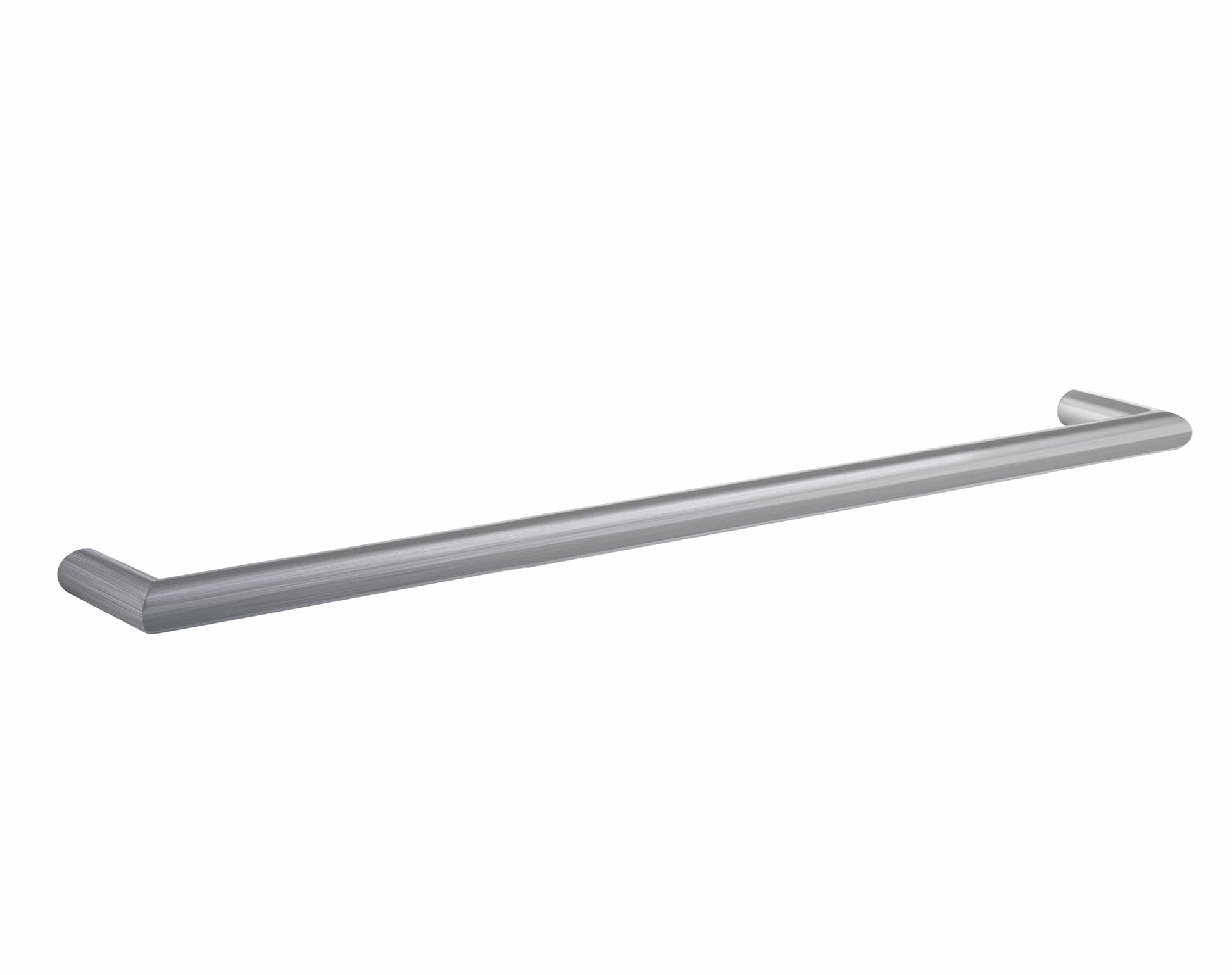 Thermogroup Thermorail Round Single Rail 832x32x100mm 23Watts - Brushed - Includes Transformer, Brushed Stainless Steel