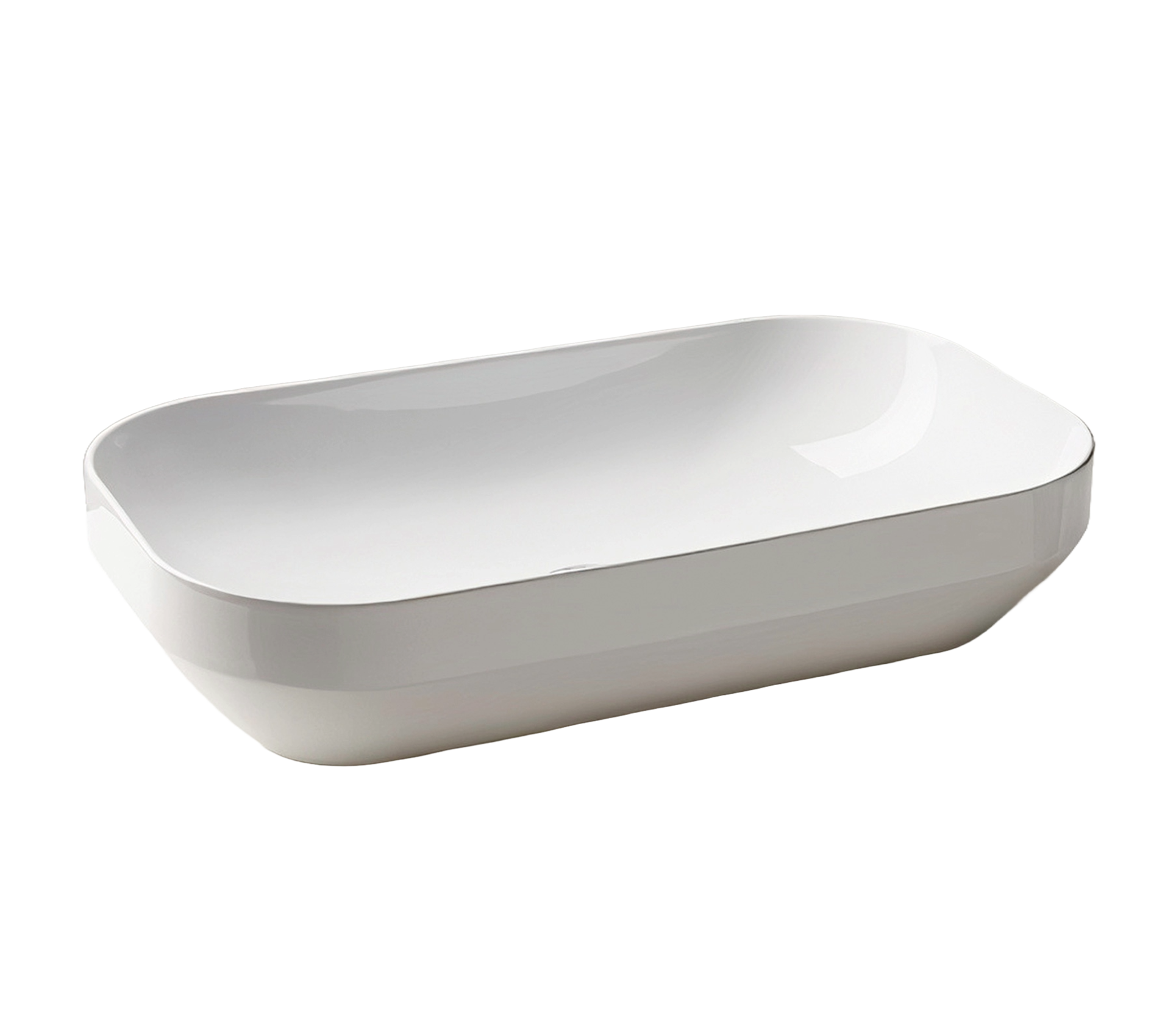 Studio Bagno Decus 60 Bench Basin, Gloss White