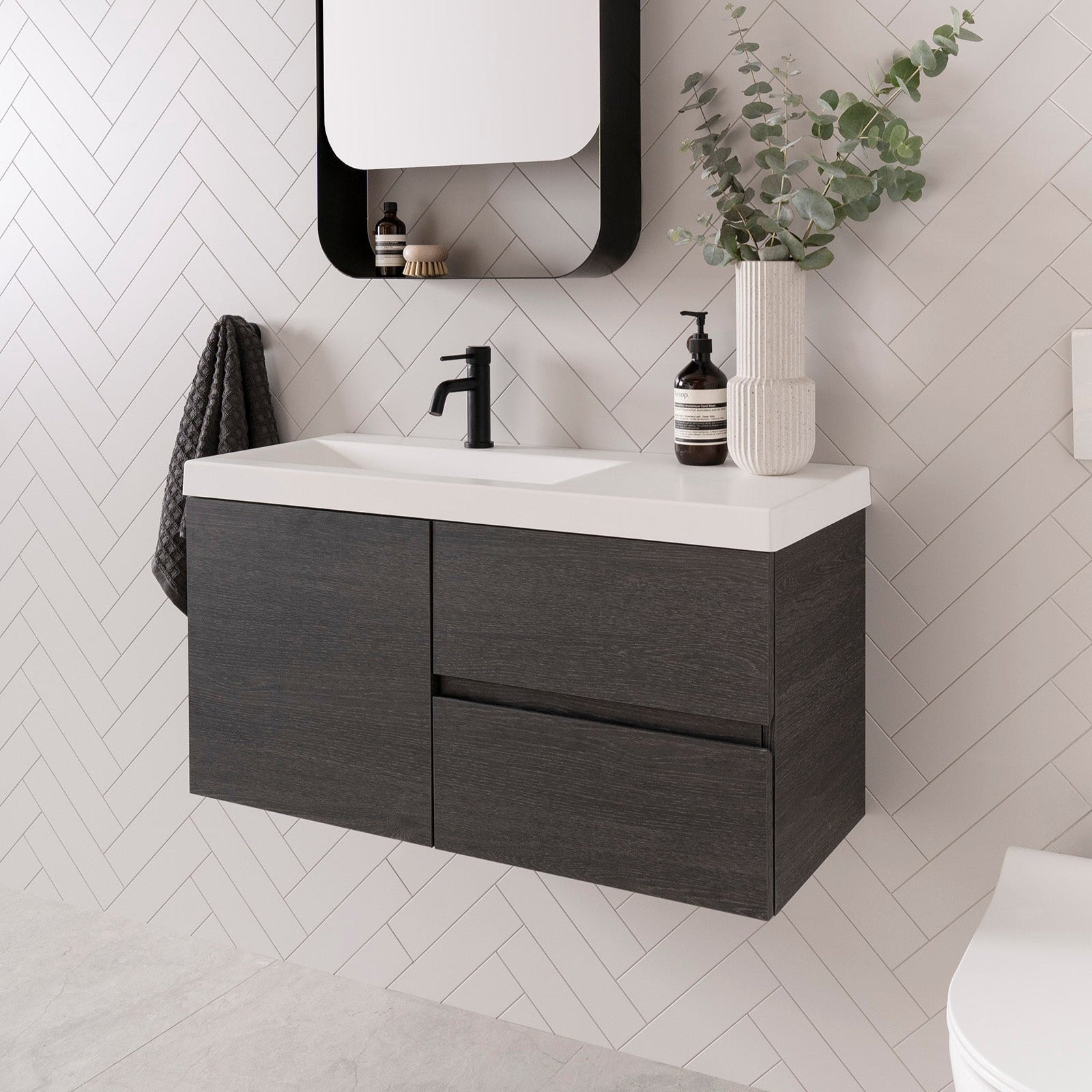 ADP Drift Ensuite 600/900/1200mm Wall Hung Vanity