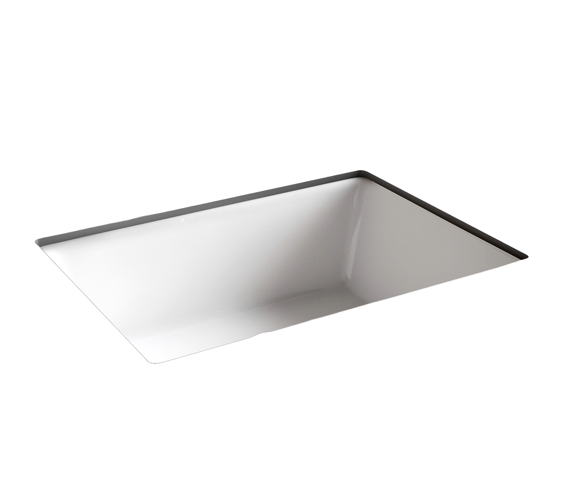 Studio Bagno Edge 54 Undercounter Basin, Gloss White