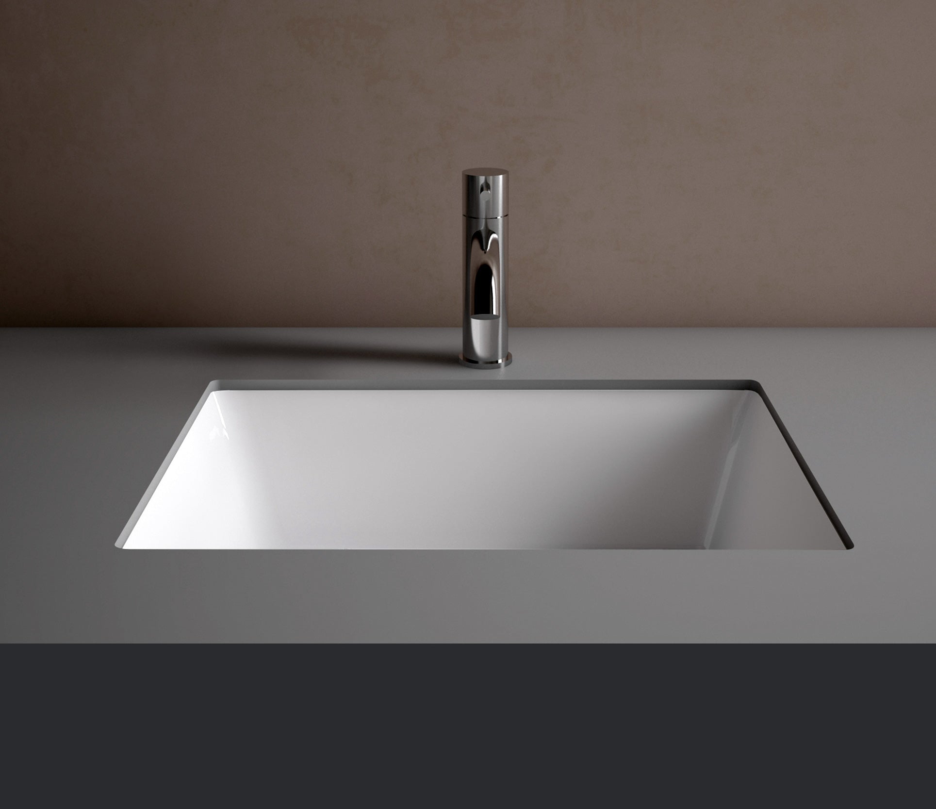 Studio Bagno Edge 54 Undercounter Basin, Gloss White