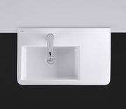 Studio Bagno Edge Bench/Wall Basin Left NTH, Gloss White