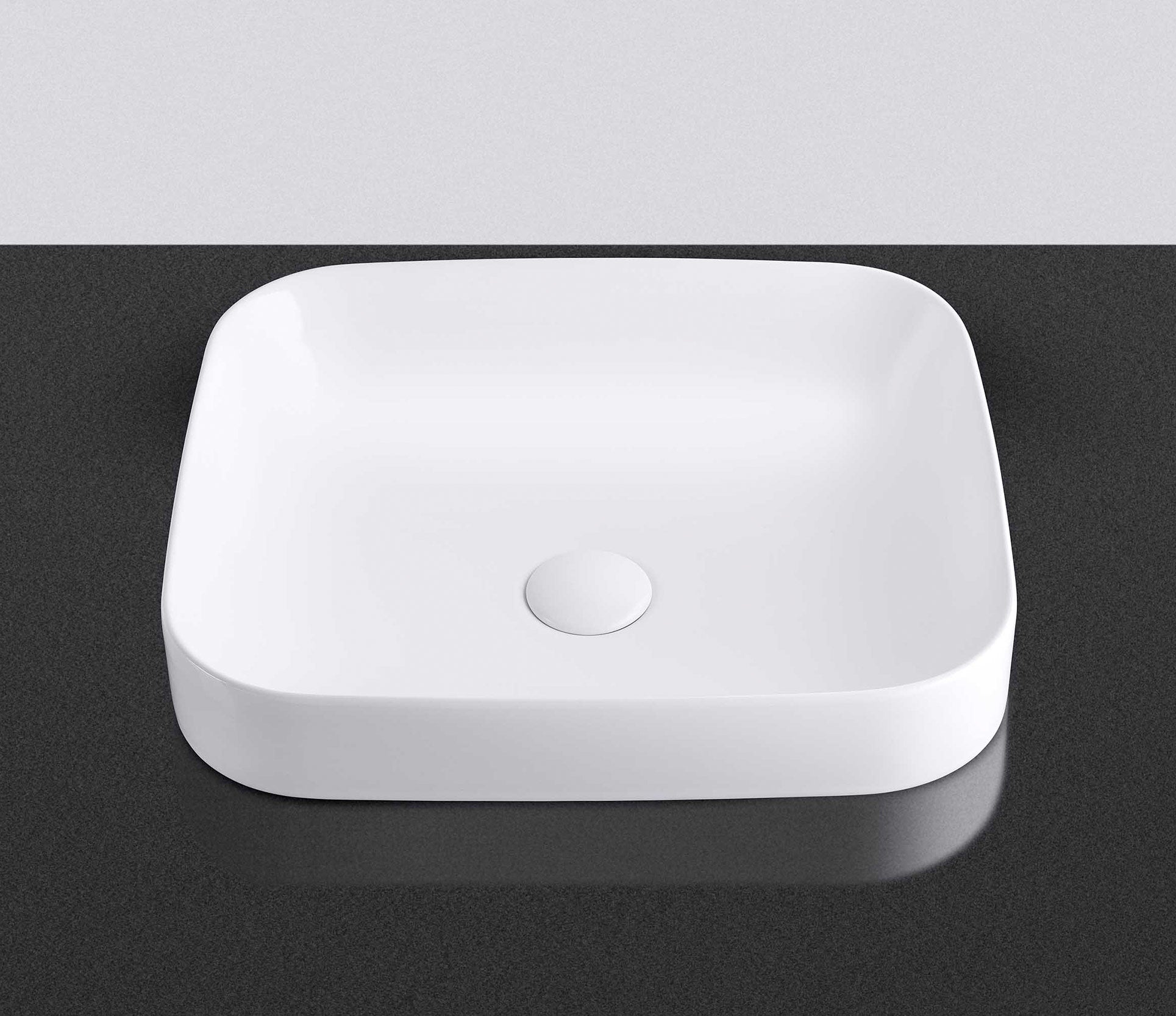 Studio Bagno Element 45 Bench Basin, Gloss White