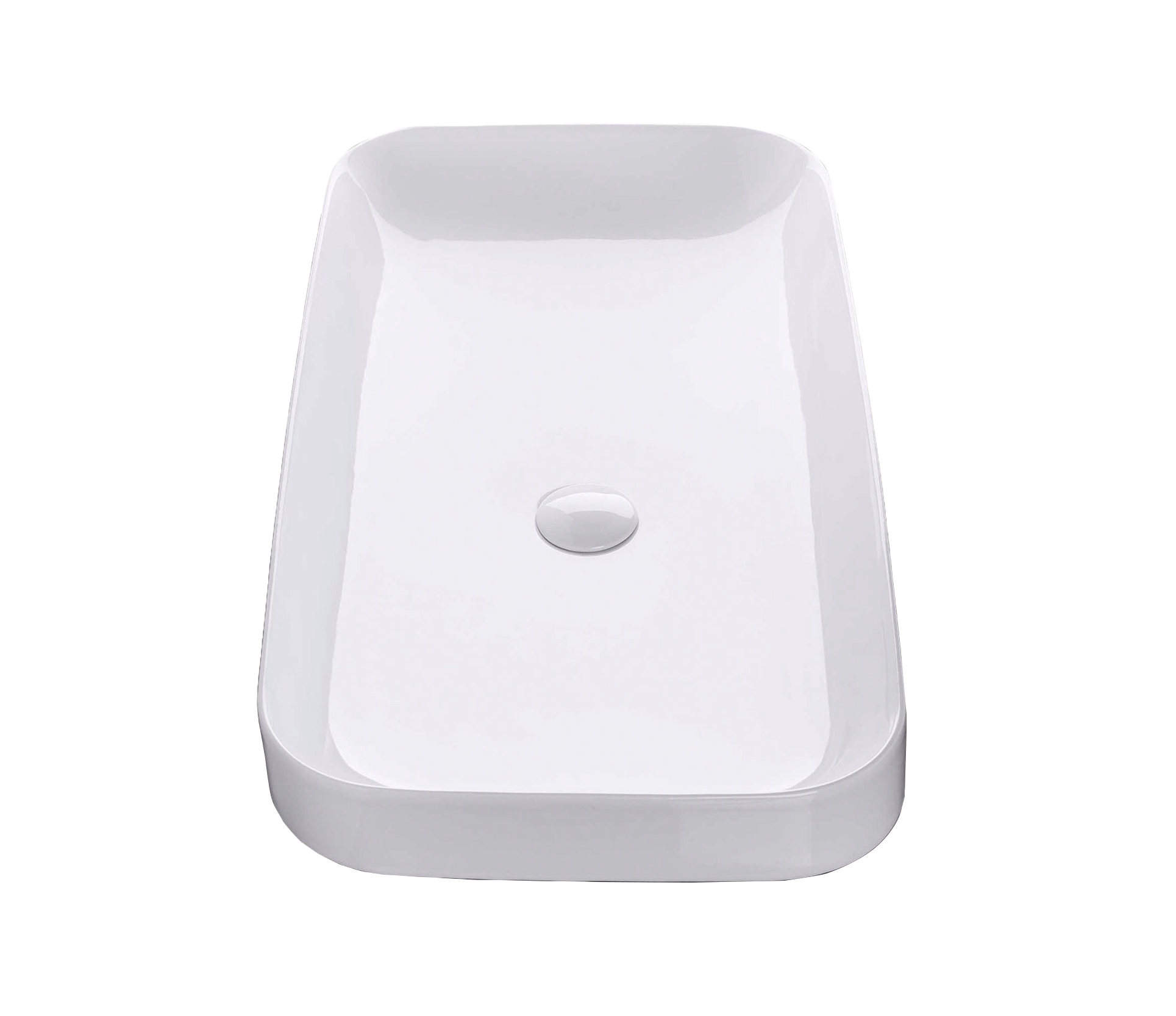 Studio Bagno Element 75 Bench Basin, Gloss White
