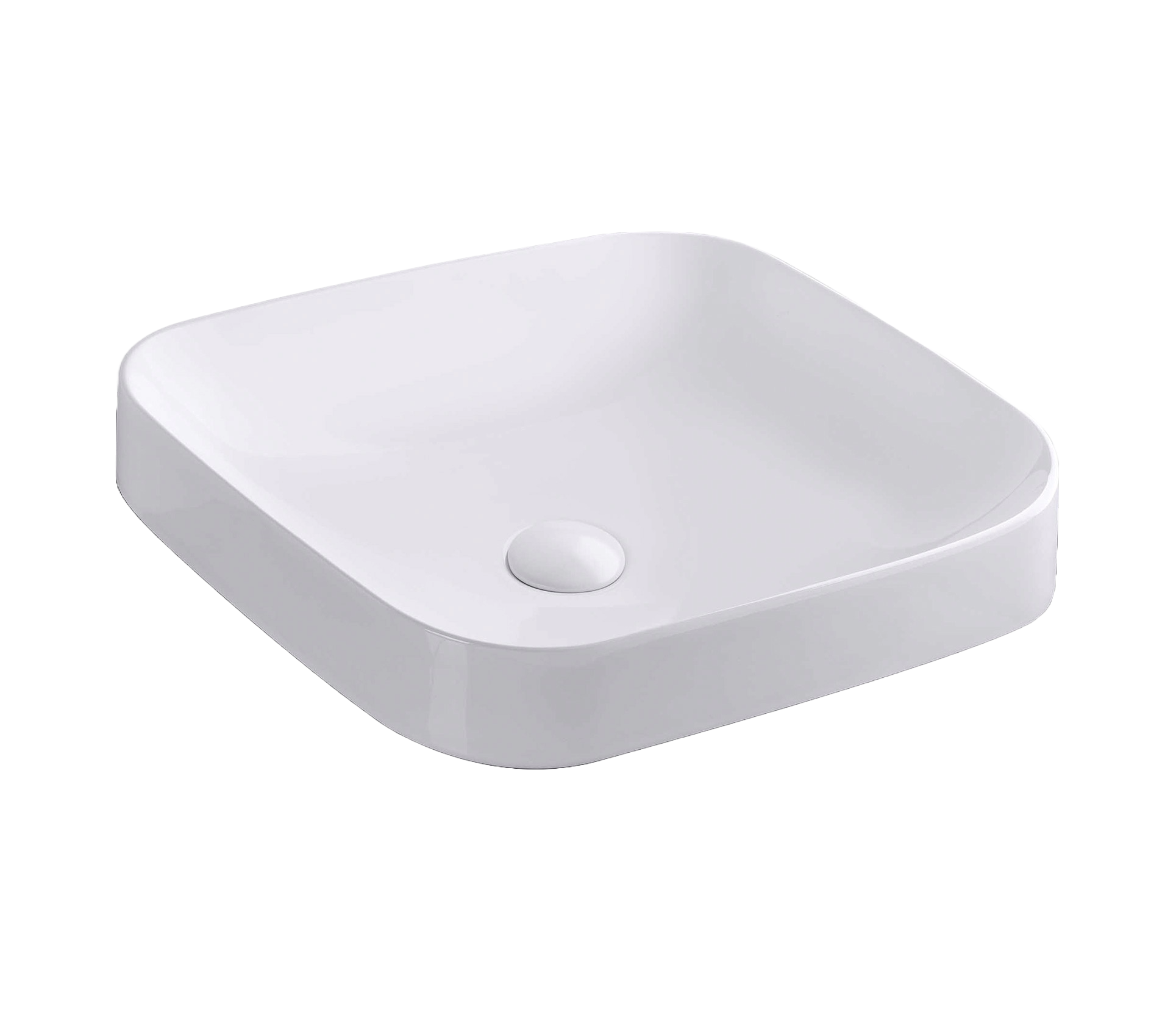 Studio Bagno Element 45 Bench Basin, Gloss White