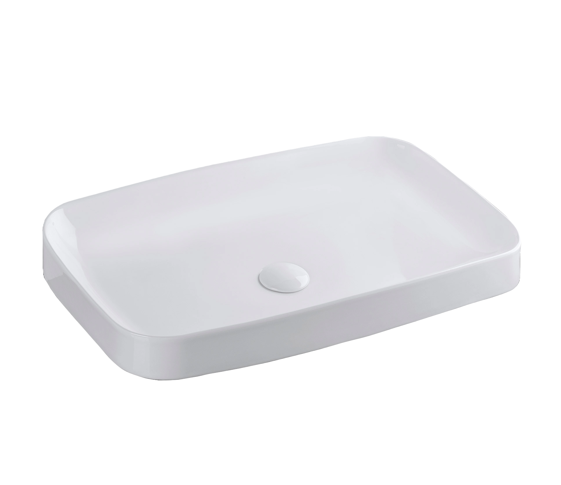 Studio Bagno Element 60 Bench Basin, Gloss White