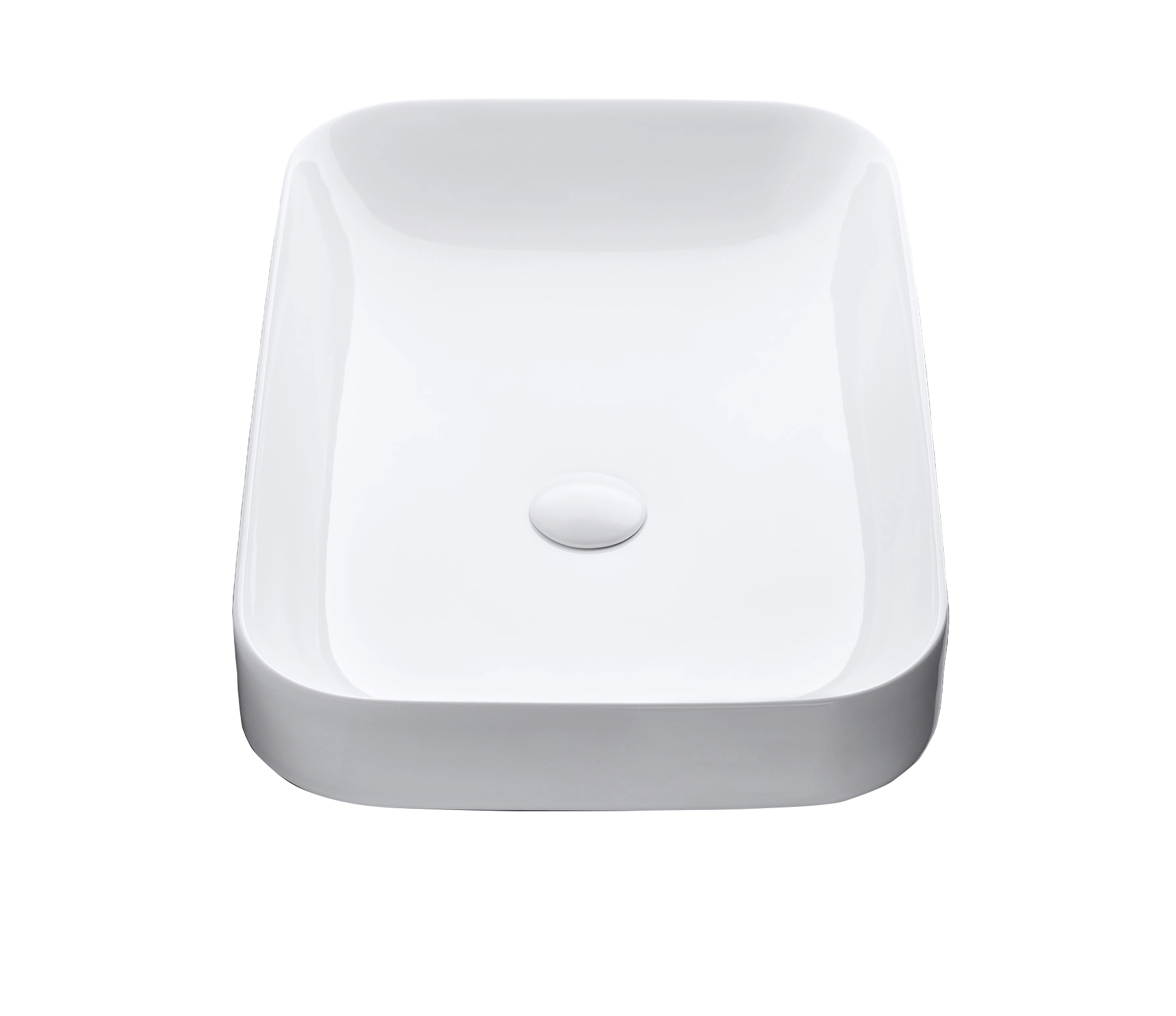 Studio Bagno Element 60 Bench Basin, Gloss White