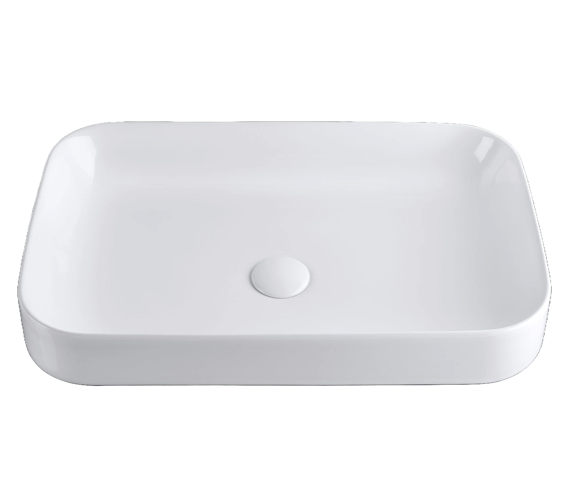 Studio Bagno Element 60 Bench Basin, Gloss White