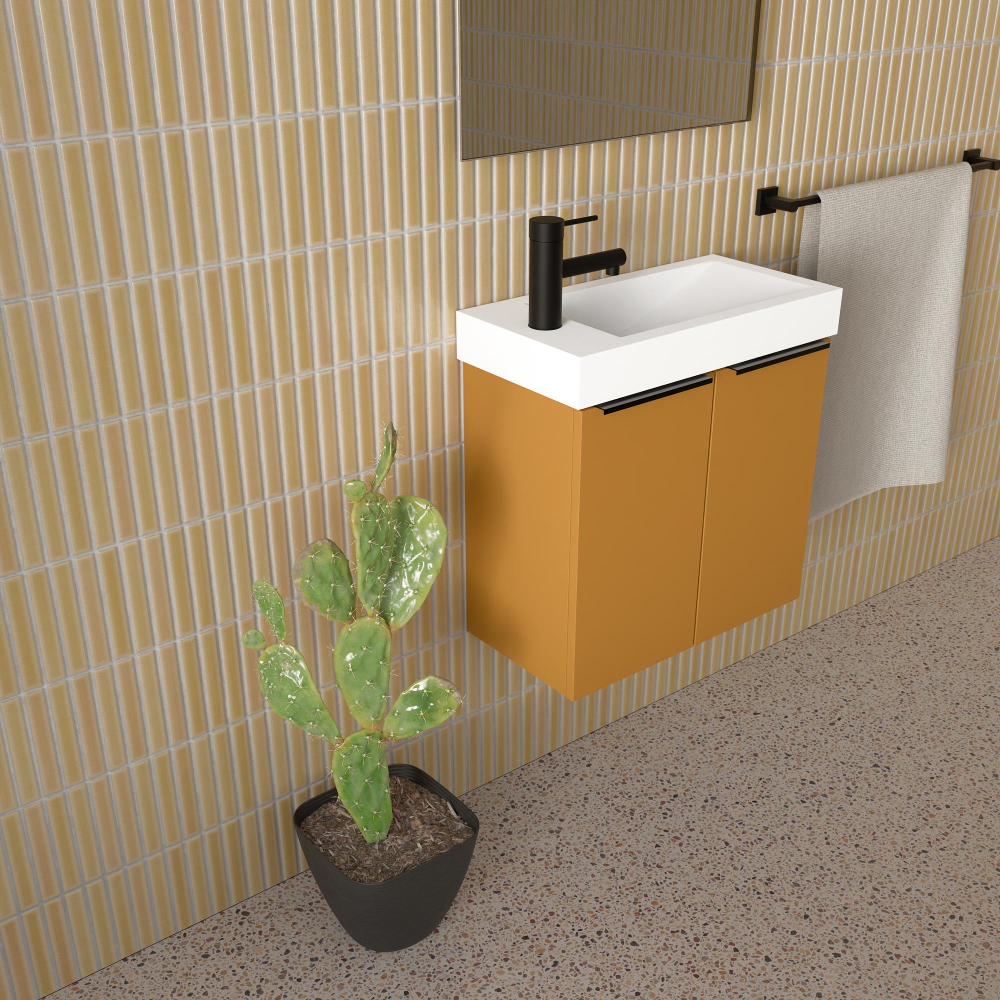 Marquis Emerald Compact Small Space Vanity