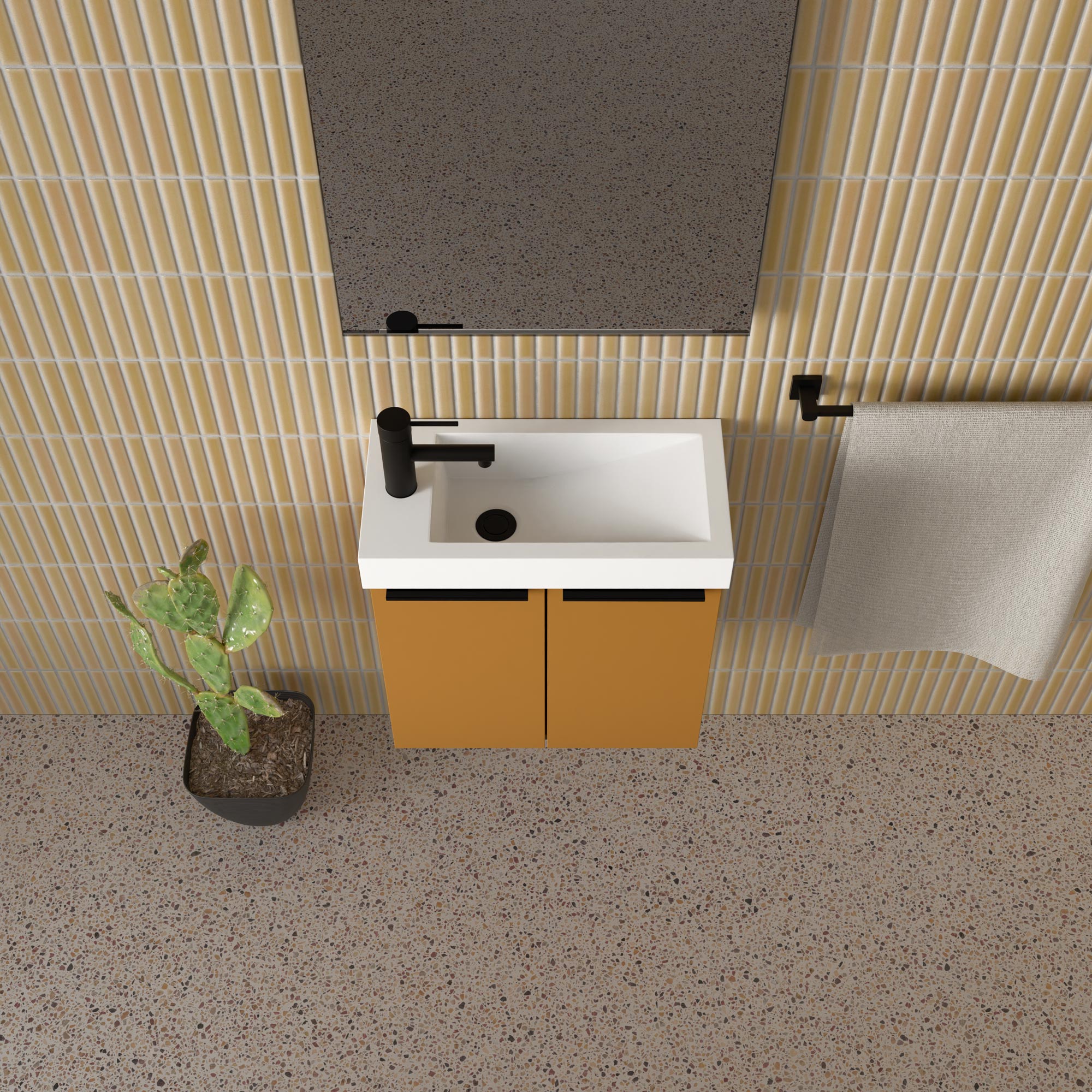 Marquis Emerald Compact Small Space Vanity