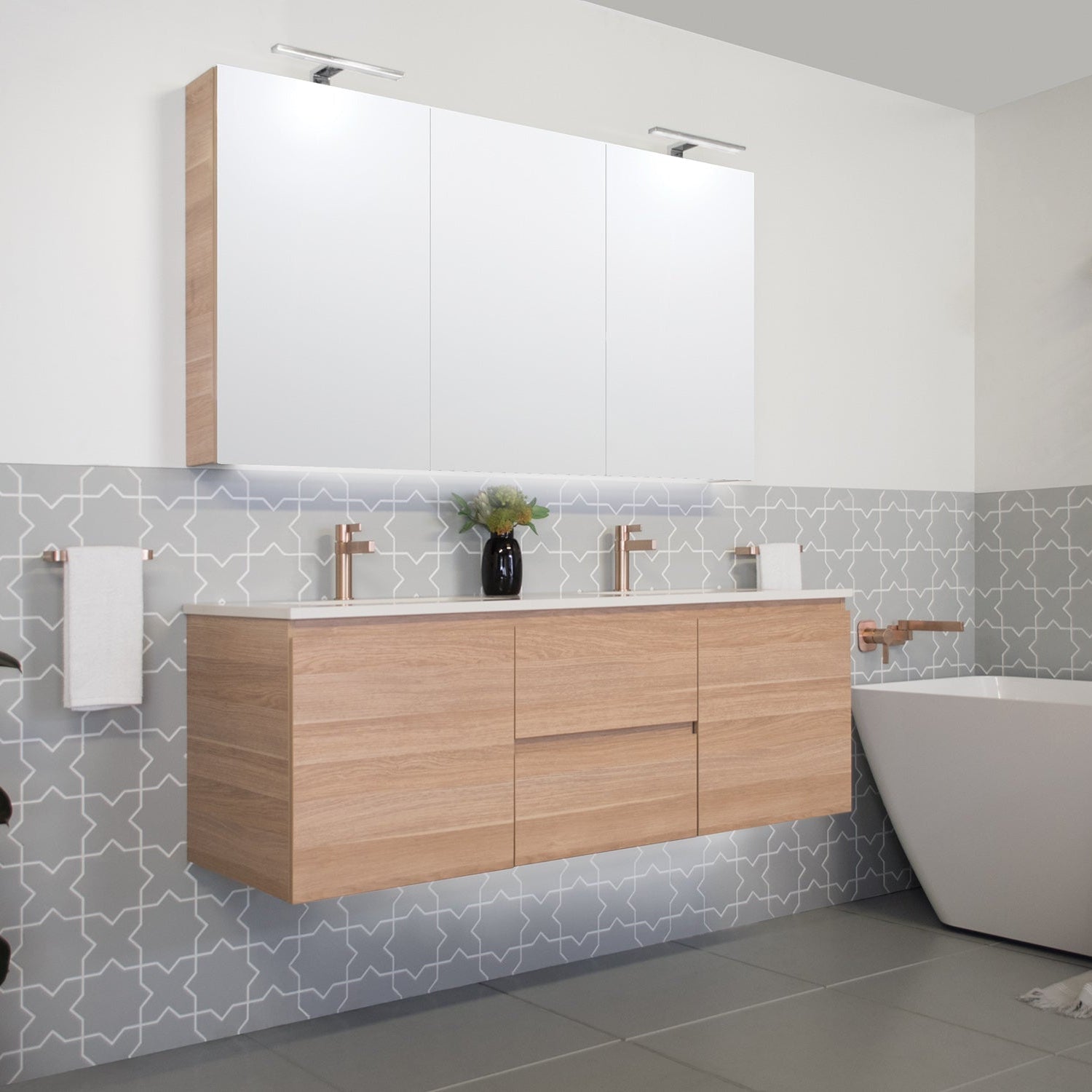 ADP Moonlight Mirrored Cabinet