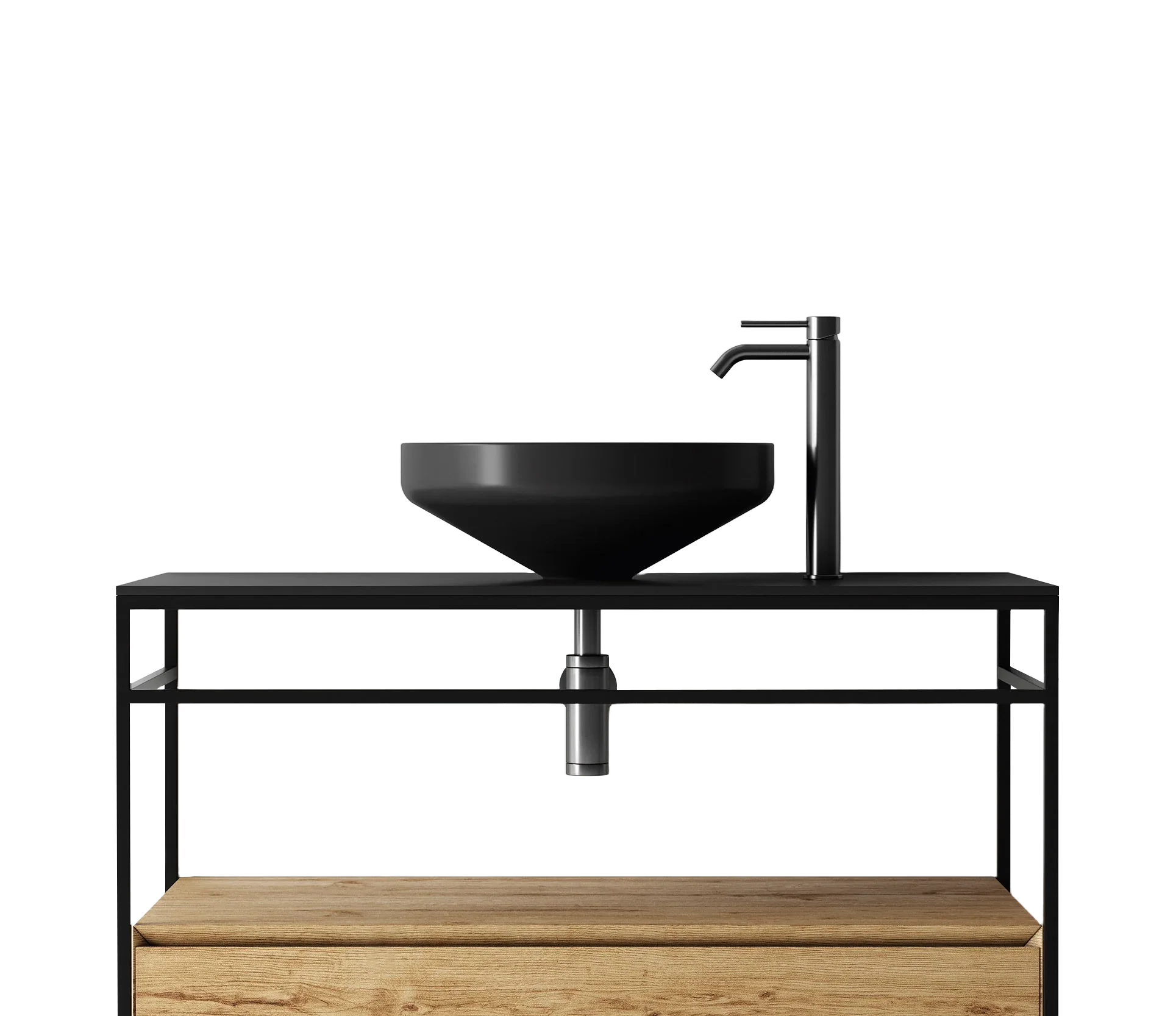 Studio Bagno Equilibrium 1 Bench Basin - Matte White