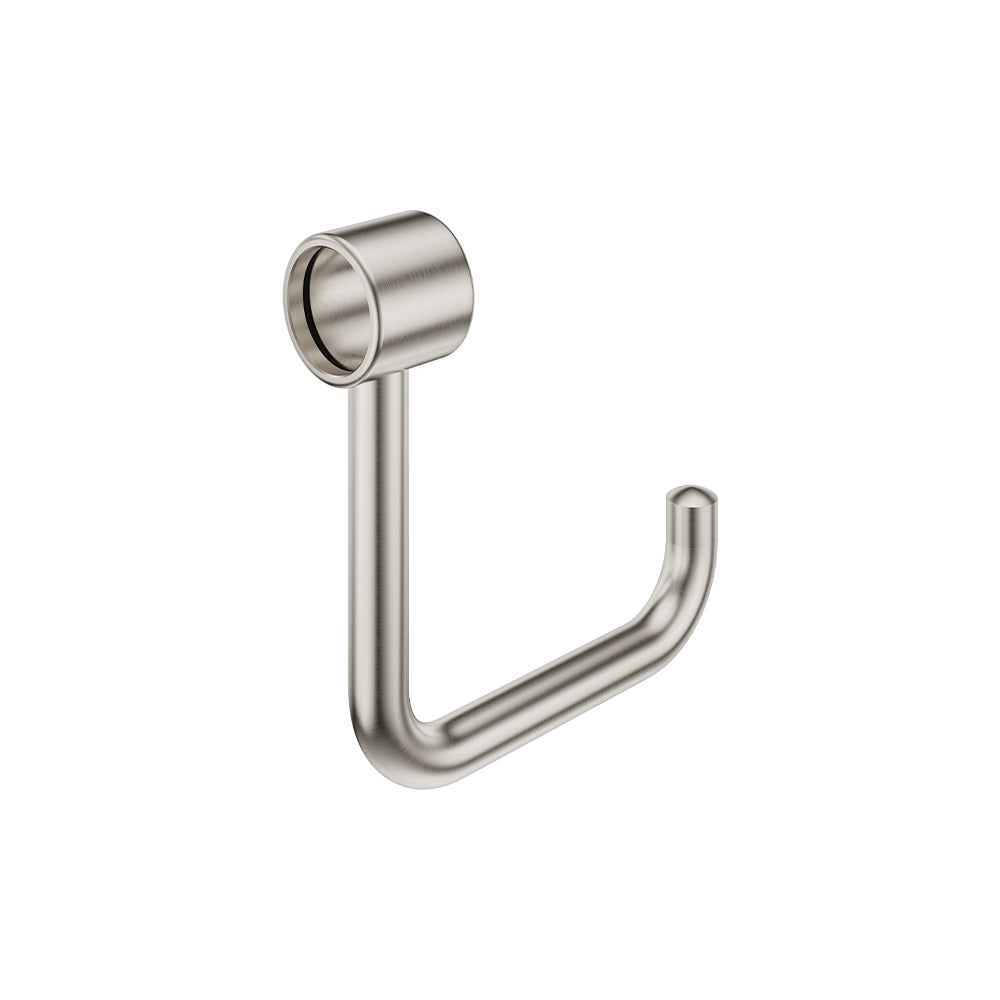 Fienza Care Slimline Roll Holder for Care Rail, Brushed Nickel