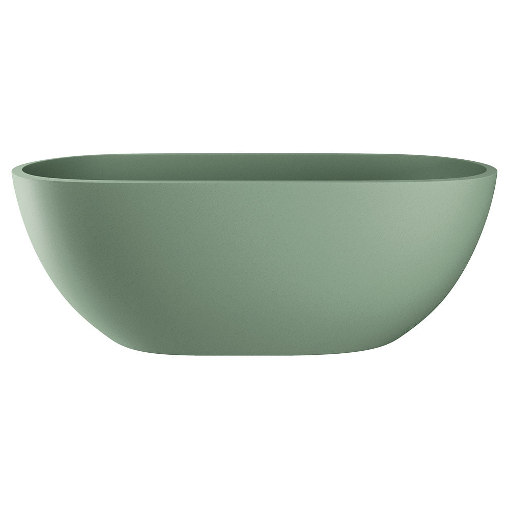 Fienza Jada 1500mm Concrete Bath, Sage