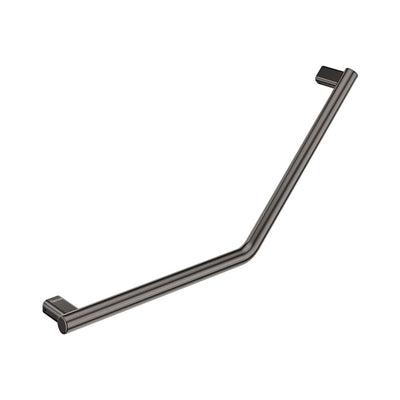 Fienza Care 135° Ambulant Reversible L/R Handrail 411x411x32 (2Pts), Gun Metal