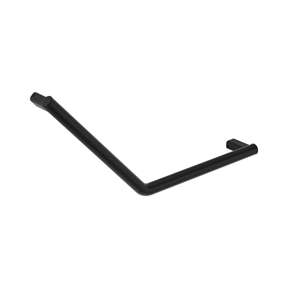 Fienza Care 135° Ambulant Reversible L/R Handrail 411x411x32 (2Pts), Matte Black