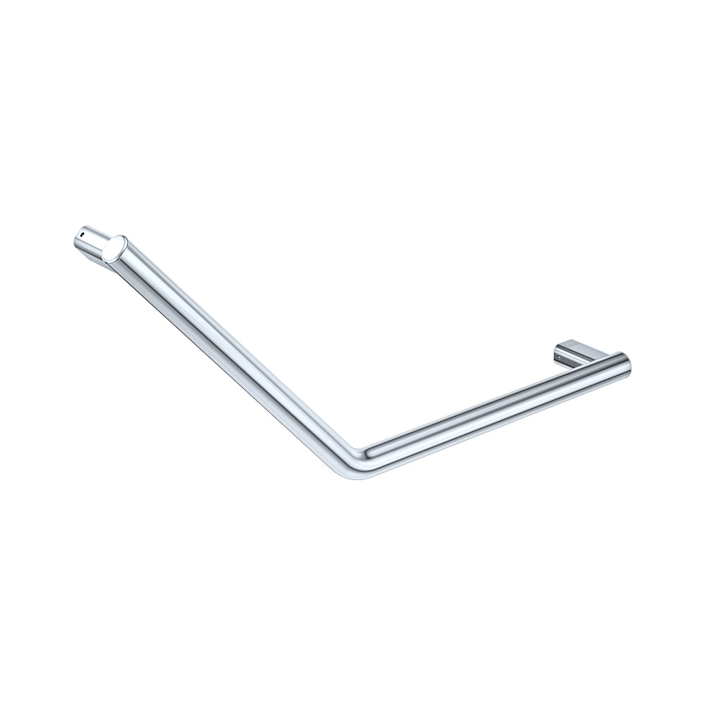 Fienza Care 135° Ambulant Reversible L/R Handrail 411x411x32 (2Pts), Polished Stainless Steel