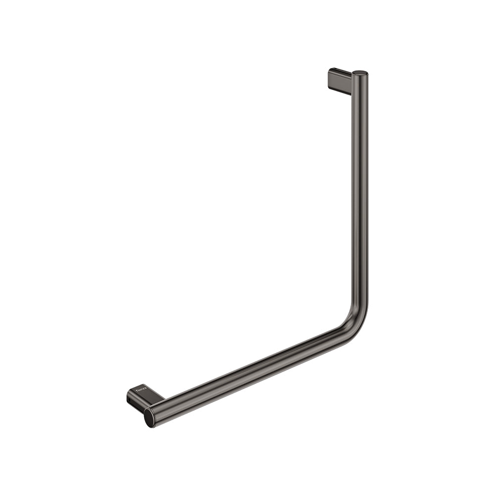 Fienza Care 90° Ambulant Reversible L/R Handrail 450x450x32 (2Pts), Gun Metal