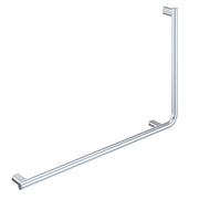 Fienza Independent Living 90° Care Slimline Rail Left Hand, Polished Stainless Steel