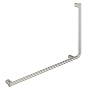 Fienza Independent Living 90° Care Slimline Rail Left Hand, Brushed Nickel
