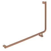 Fienza Care Rail 90° Left Hand 835x573x32 (3Pts), Brushed Copper