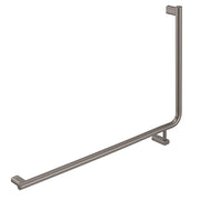 Fienza Care Rail 90° Left Hand 835x573x32 (3Pts), Gun Metal