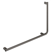 Fienza Independent Living 90° Care Slimline Rail Left Hand, Gun Metal