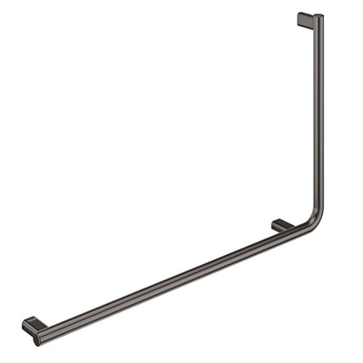 Fienza Independent Living 90° Care Slimline Rail Left Hand, Gun Metal