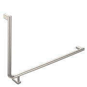 Fienza Care Rail 90° Right Hand 835x573x32 (3Pts), Brushed Nickel