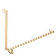 Fienza Care Rail 90° Right Hand 835x573x32 (3Pts), Urban Brass