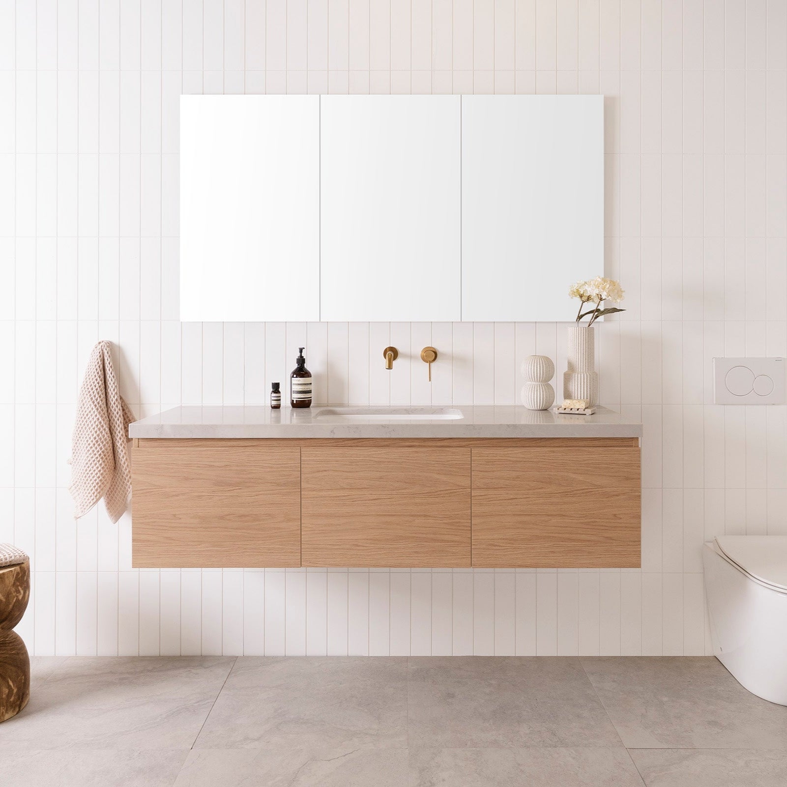 ADP Glacier Lite All Door Slim Wall Hung Vanity