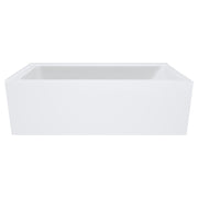Fienza Sentor Right-Hand Corner Bath 1650mm, Gloss White — FR02-1650R
