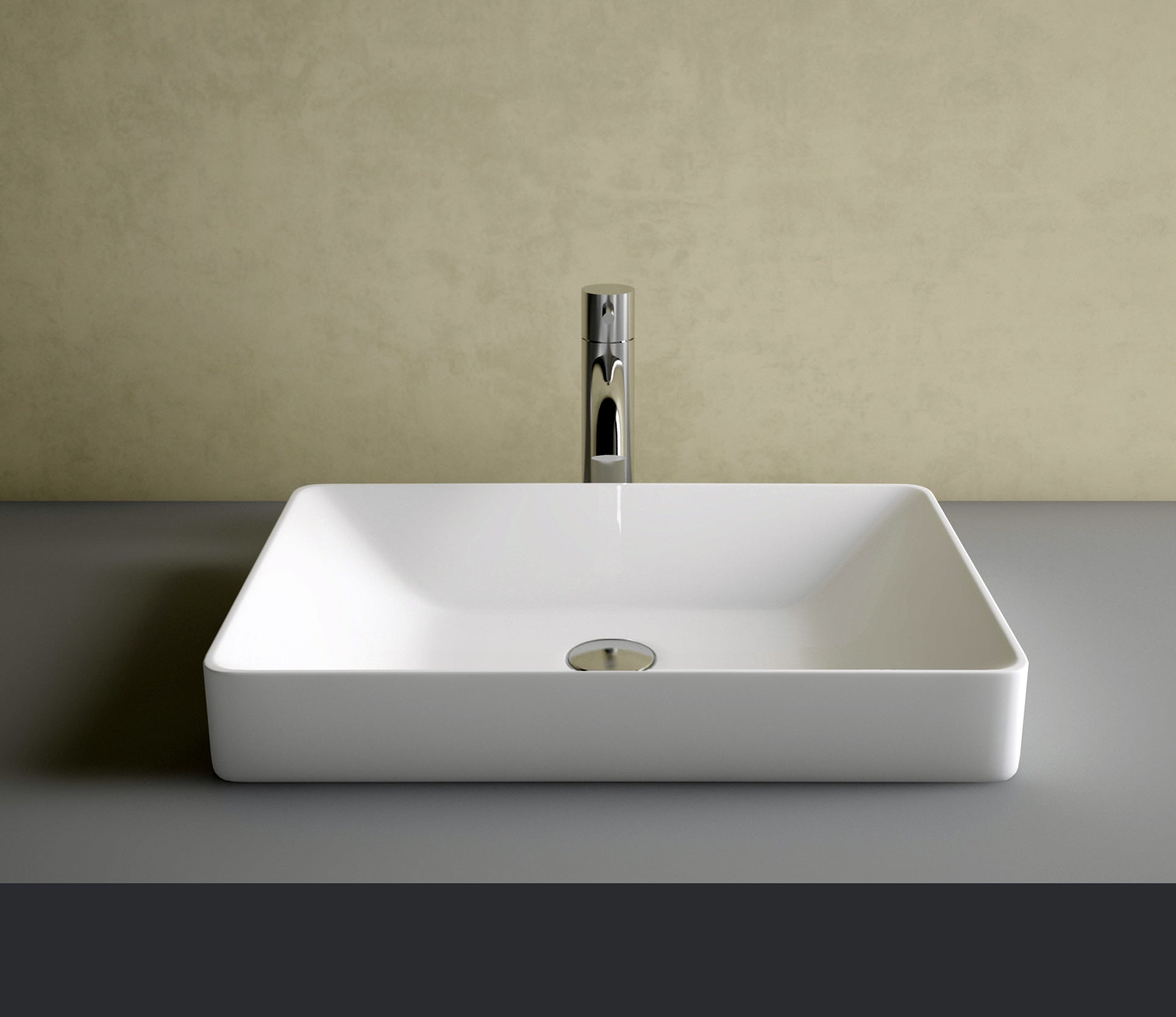 Studio Bagno Fascino 50 Inset, Gloss White