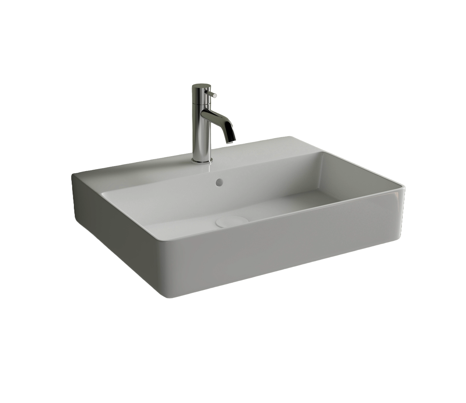 Studio Bagno Fascino 60 Bench/Wall Basin - NTH, Gloss White