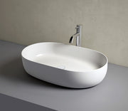Studio Bagno Fascino Oval Bench, Gloss White