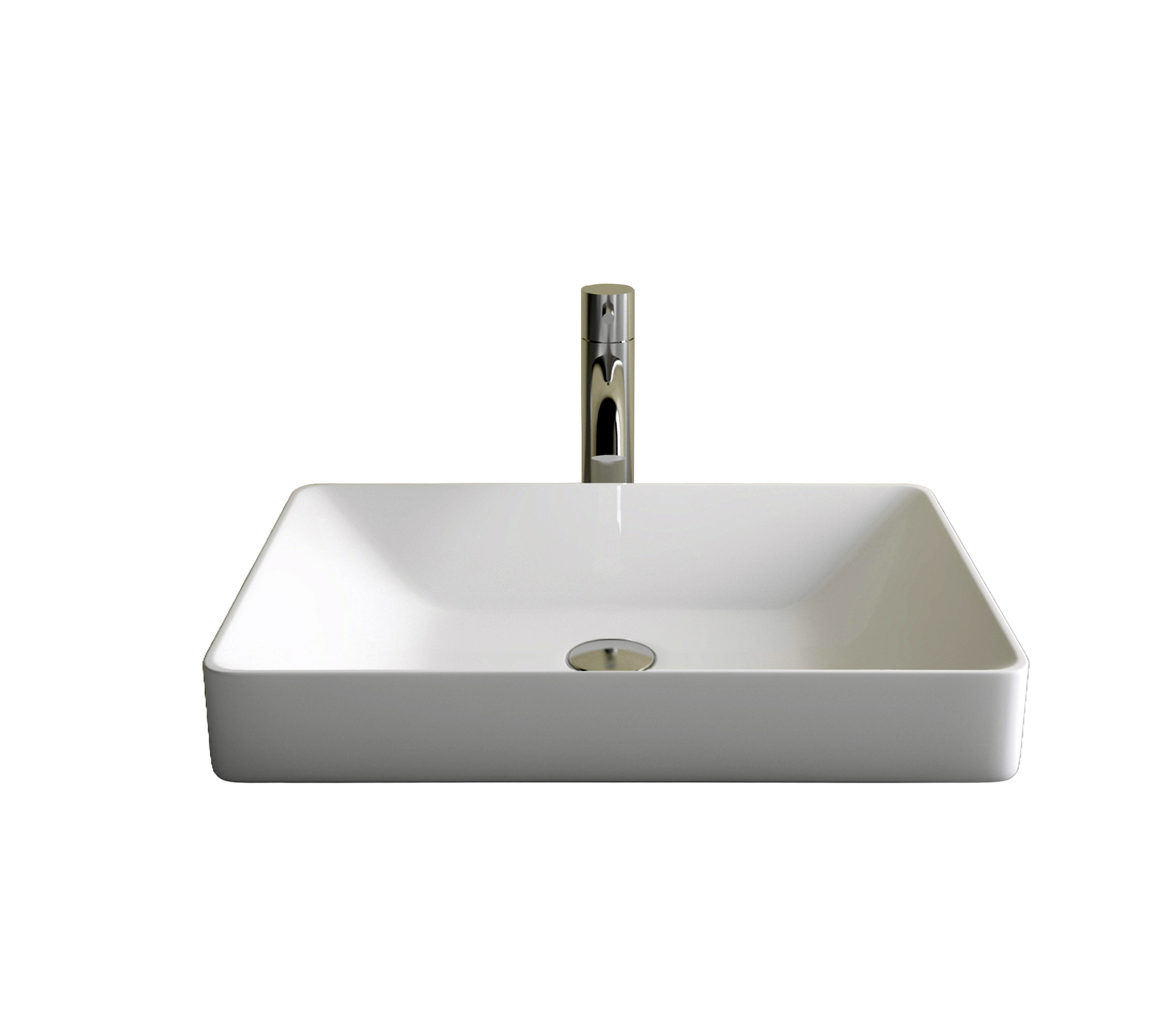 Studio Bagno Fascino 50 Inset, Gloss White