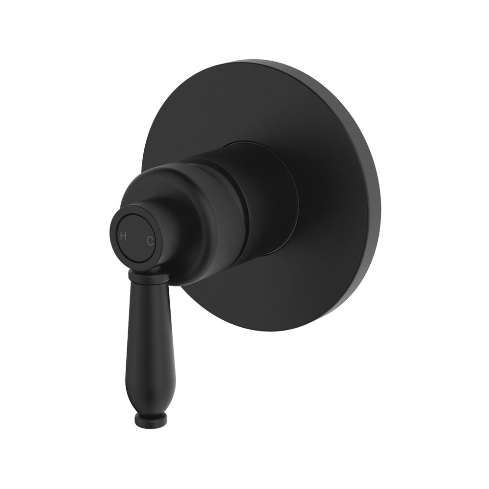 Fienza Eleanor Wall Mixer, Matte Black