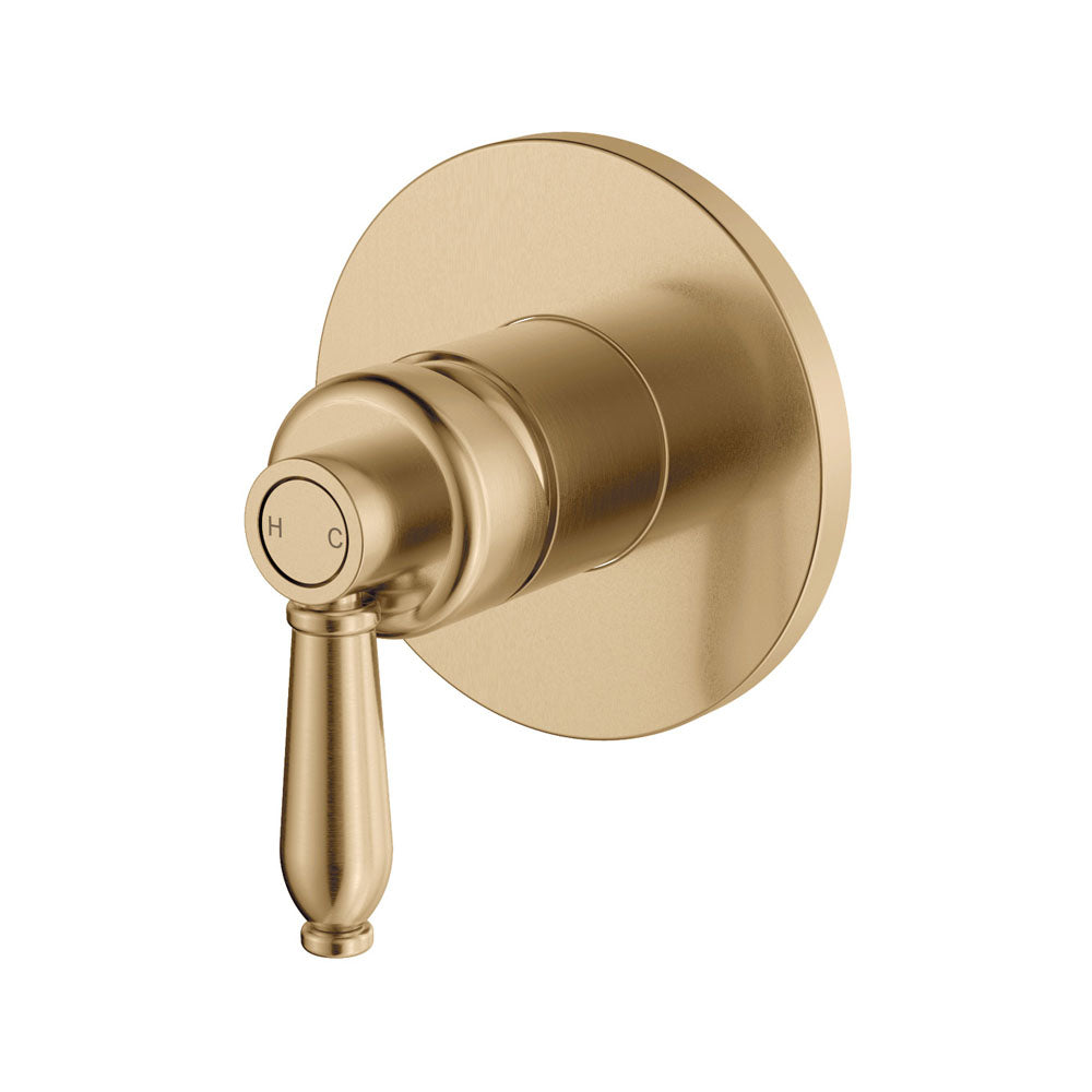 Fienza Eleanor Wall Mixer, Urban Brass Handle