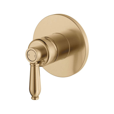 Fienza Eleanor Wall Mixer, Urban Brass Handle