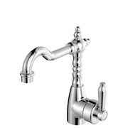 Fienza Eleanor Shepherd's Crook Basin Mixer, Chrome