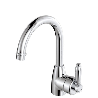 Fienza Eleanor Gooseneck Basin Mixer, Chrome