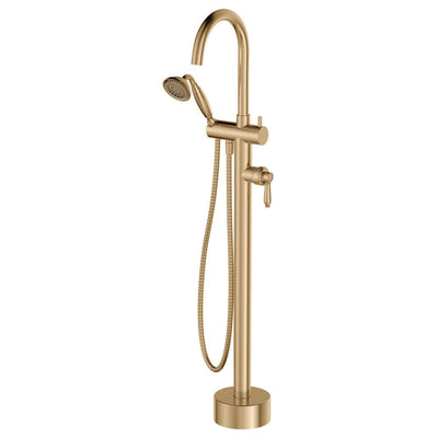 Fienza Eleanor Floor Mixer And Shower, Urban Brass