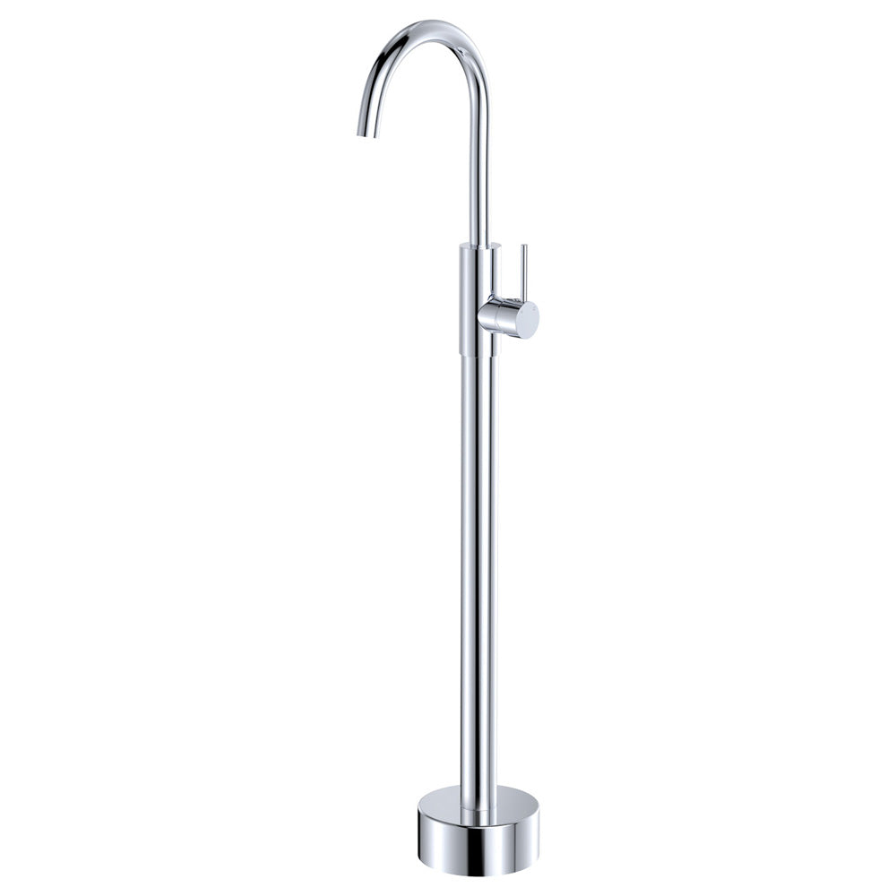 Fienza Kaya Floor Mounted Basin/Bath Mixer, Chrome