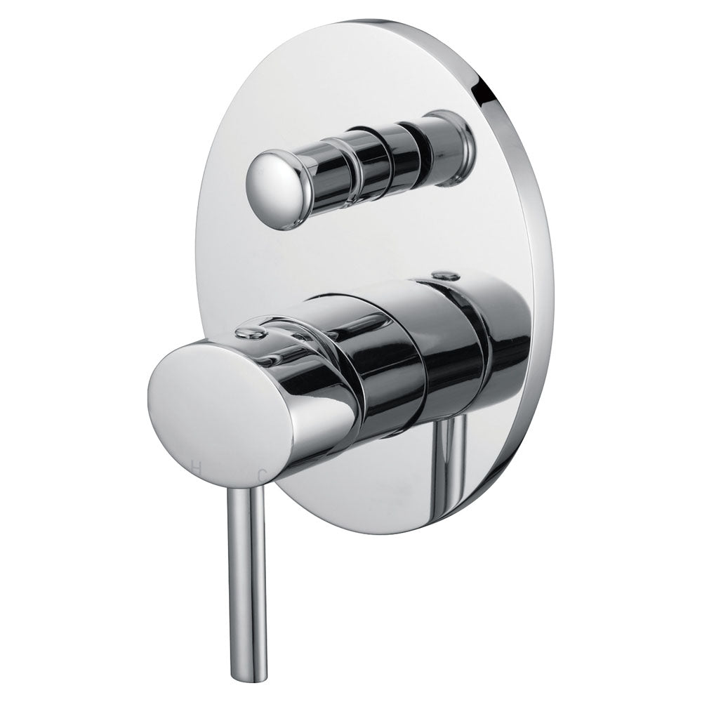 Fienza Ovalie Wall Mixer Diverter, Chrome