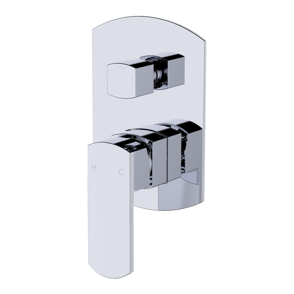 Fienza Koko Wall Mixer Diverter, Chrome