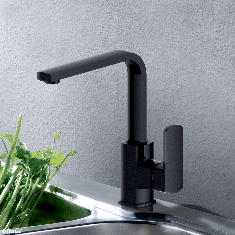 Fienza Koko Swivel Sink Mixer, Matte Black