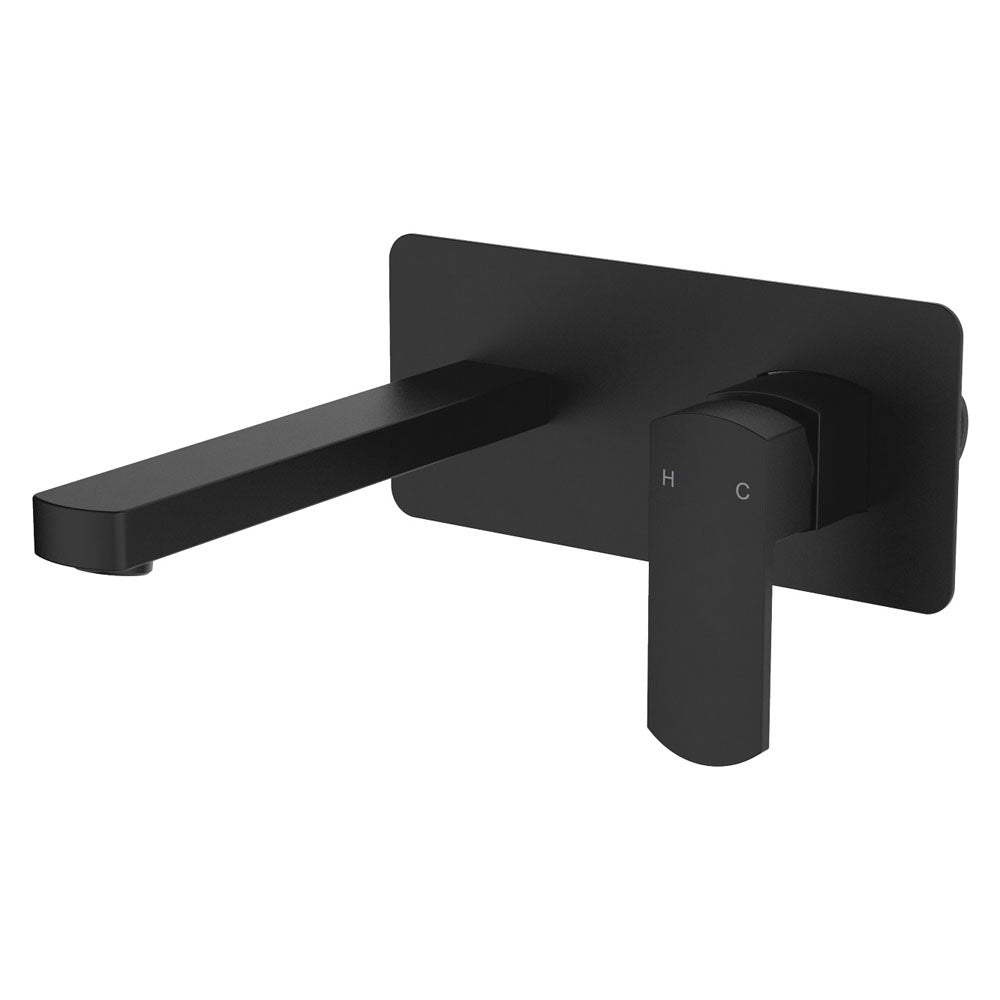 Fienza Koko Wall Mixer With Spout, Matte Black