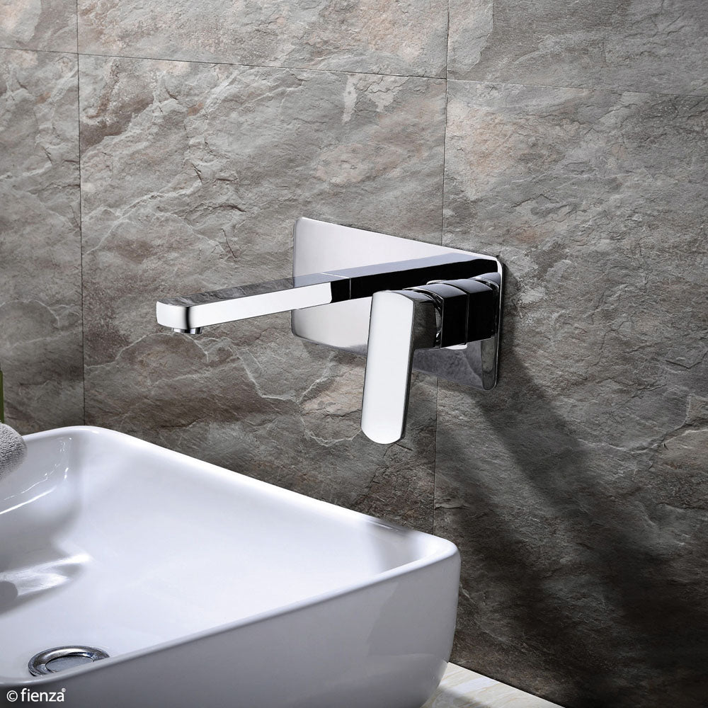 Fienza Koko Wall Mixer With Spout, Chrome