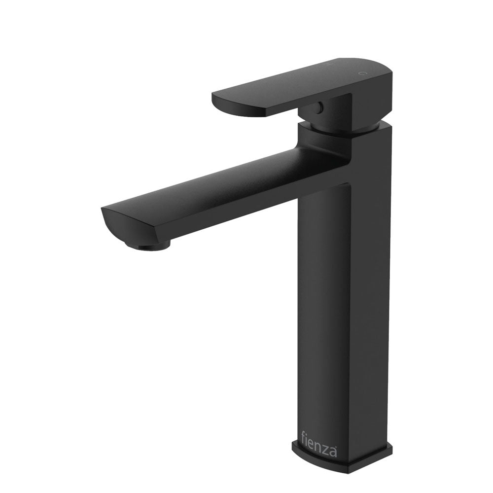 Fienza Koko Medium Basin Mixer 235mm High, Matte Black
