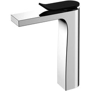 Fienza Lincoln Tall Basin Mixer, Chrome And Black Handle